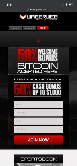 wagerweb mobile|Trusted WagerWeb Sportsbook Review 2023: Mobile .